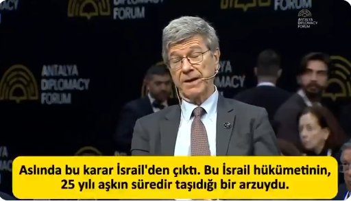 ABD'li Profesör Sachs'tan Çarpıcı Açıklamalar: "Ortadoğu'daki Savaşlar ABD-İsrail Projesi"